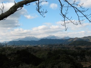 view from Taketa Castle site